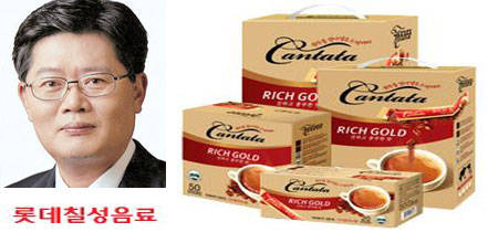 롯데칠성 이재혁 대표, 커피믹스 칸타타
