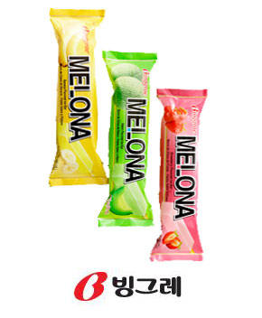 빙그레 메로나 바나나맛, 메론맛, 딸기맛
