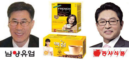 이원구 남양유업 대표, 남양 프렌치카페, 동서 맥심모카골드, 이광복 동서식품 대표