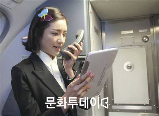 승무원 기내 안내방송