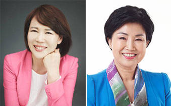 왼쪽부터)전현희.전혜숙 당선자
